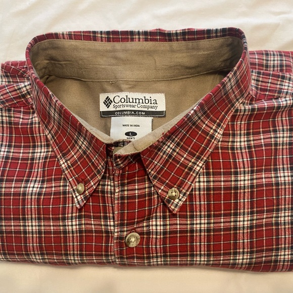 Men’s long sleeve Columbia button down shirt size L - Picture 12 of 12